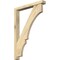 Ekena Millwork Balboa Block Rough Sawn Bracket w/ Offset Brace, Douglas Fir, 4"W x 28"D x 40"H BKT0402X28X40BOA05RDF - alternate 1